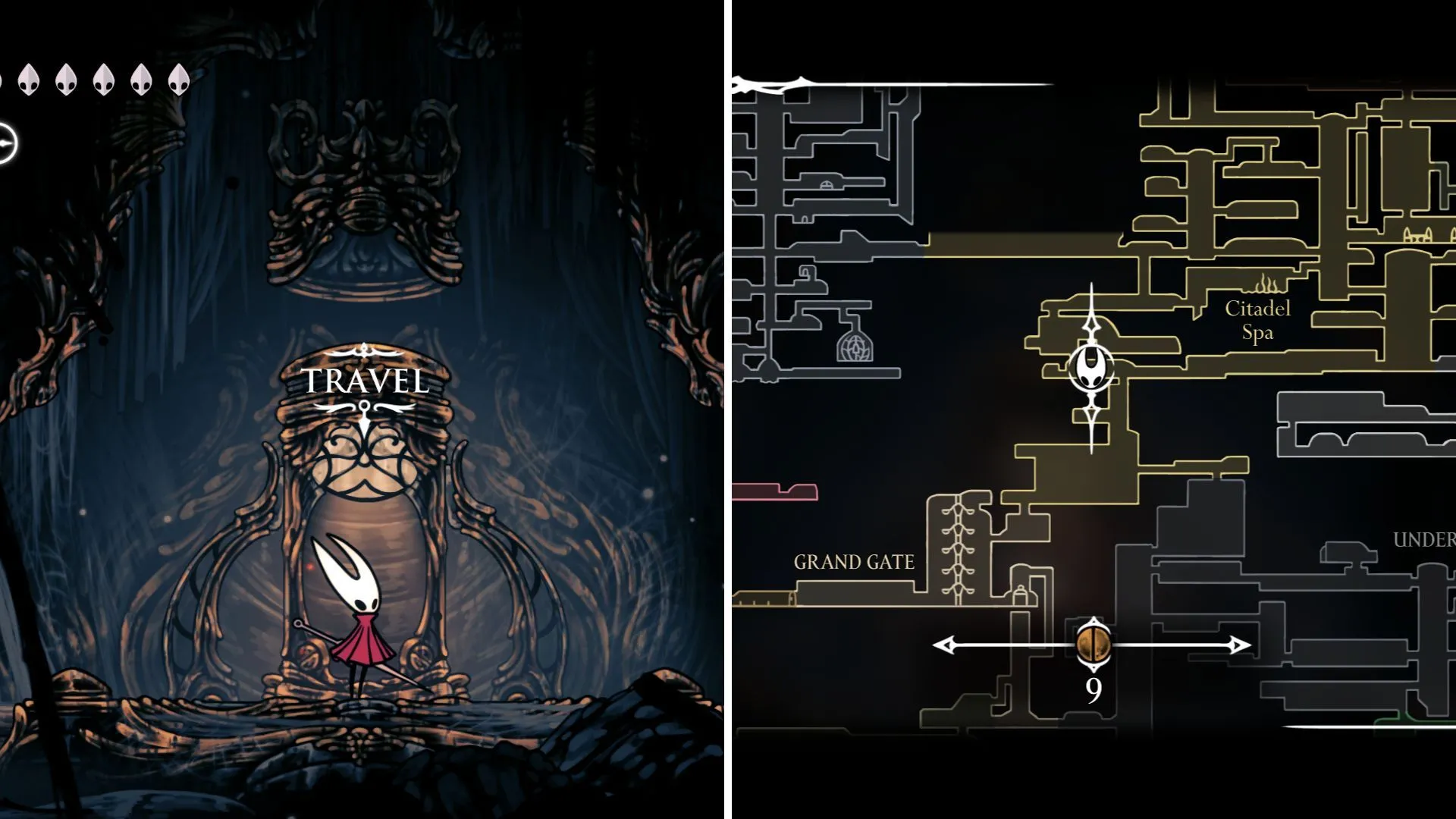 Vị trí trạm Ventrica Choral Chambers, cửa ngõ phía tây Grand Citadel